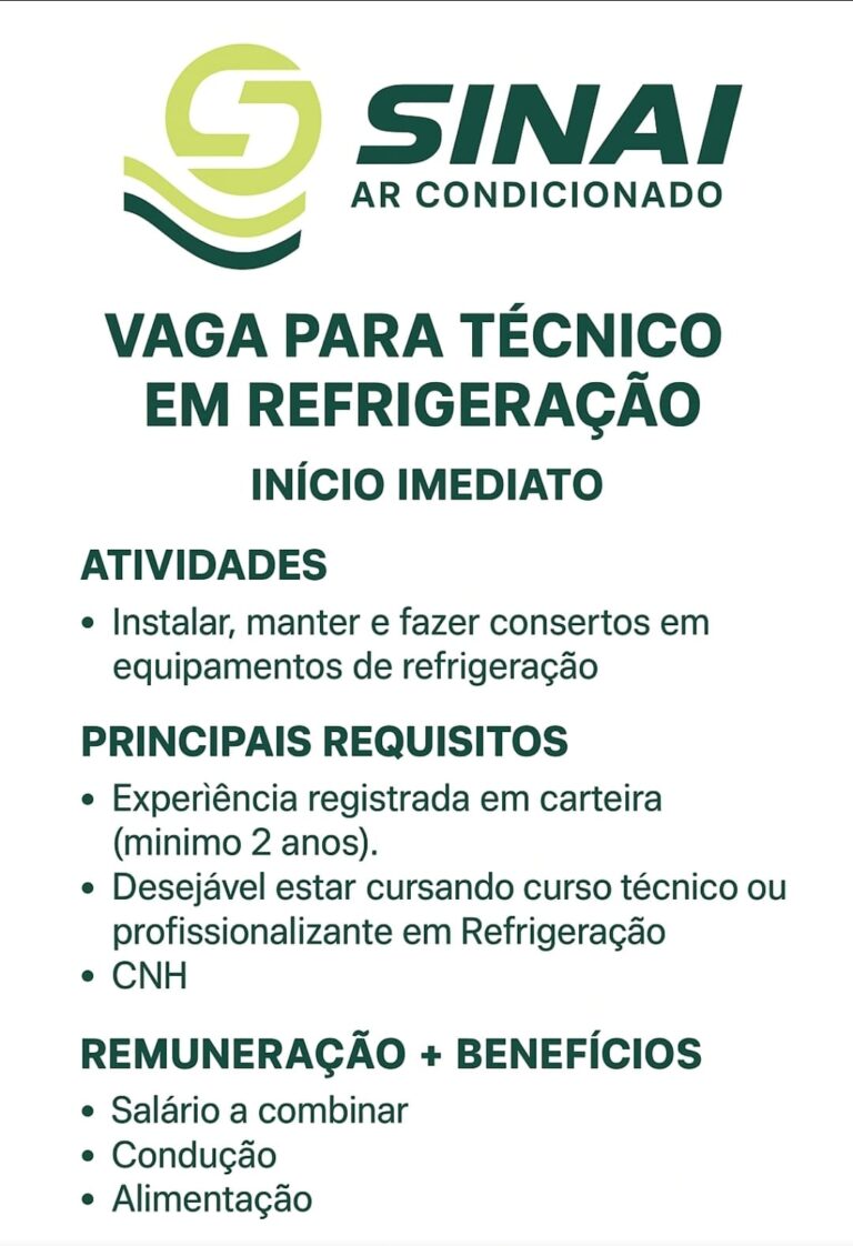 tecnico refrigeração